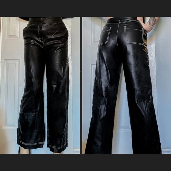 Faux Leather Pants - Picture 1 of 4